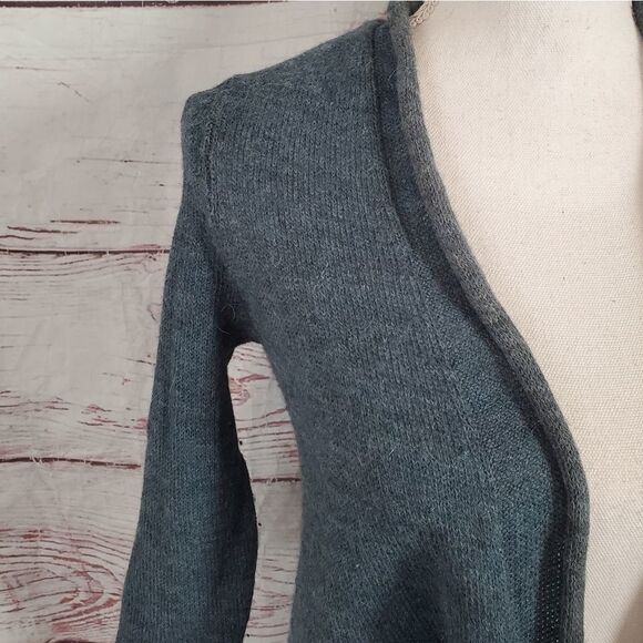 Eileen Fisher Alpaca Merino Wool Blend Cardigan - Picture 2 of 6
